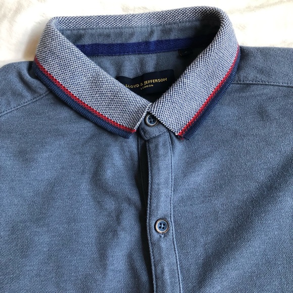 Lloyd & Jefferson Button up Knit polo - Picture 2 of 7